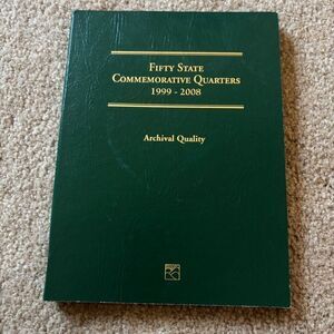 Littleton Fifty State Commemorative Quarters Series 1999-2008 Empty Album